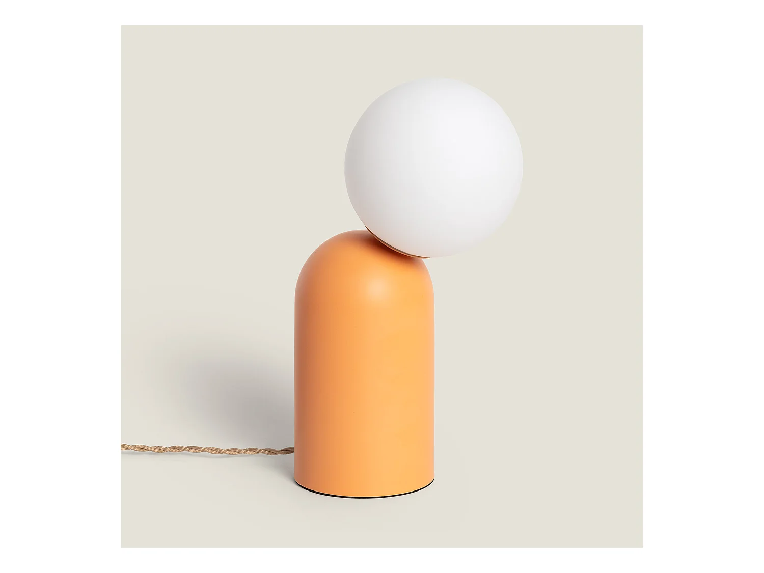 Lampe à Poser Métal Society Saumon mat