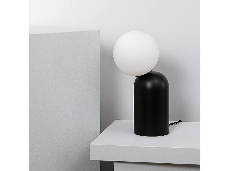 Lámpara de Mesa Metal Society Salmón Mate