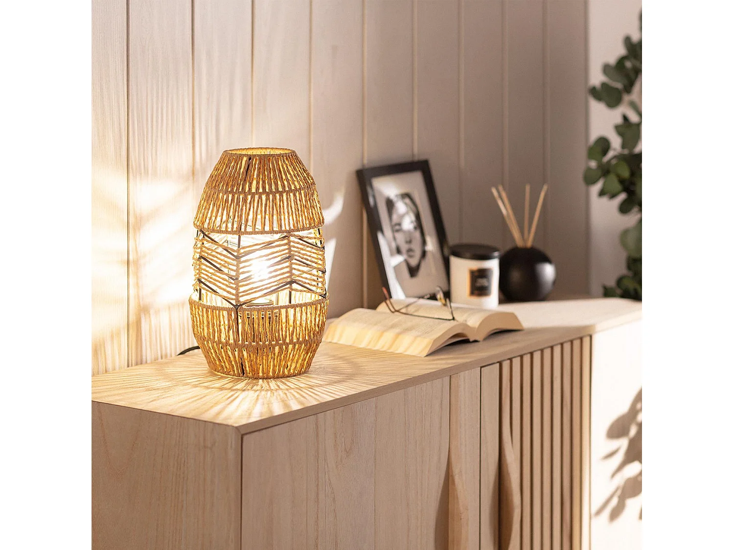 Lampe à Poser Beyawo Naturel