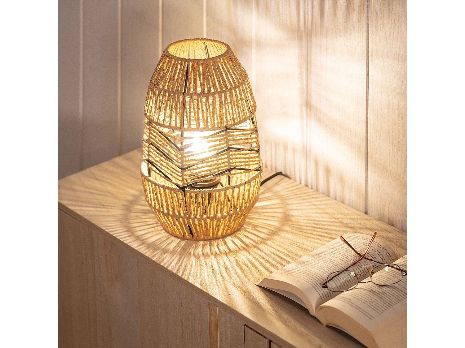 Lampe à Poser Beyawo Naturel