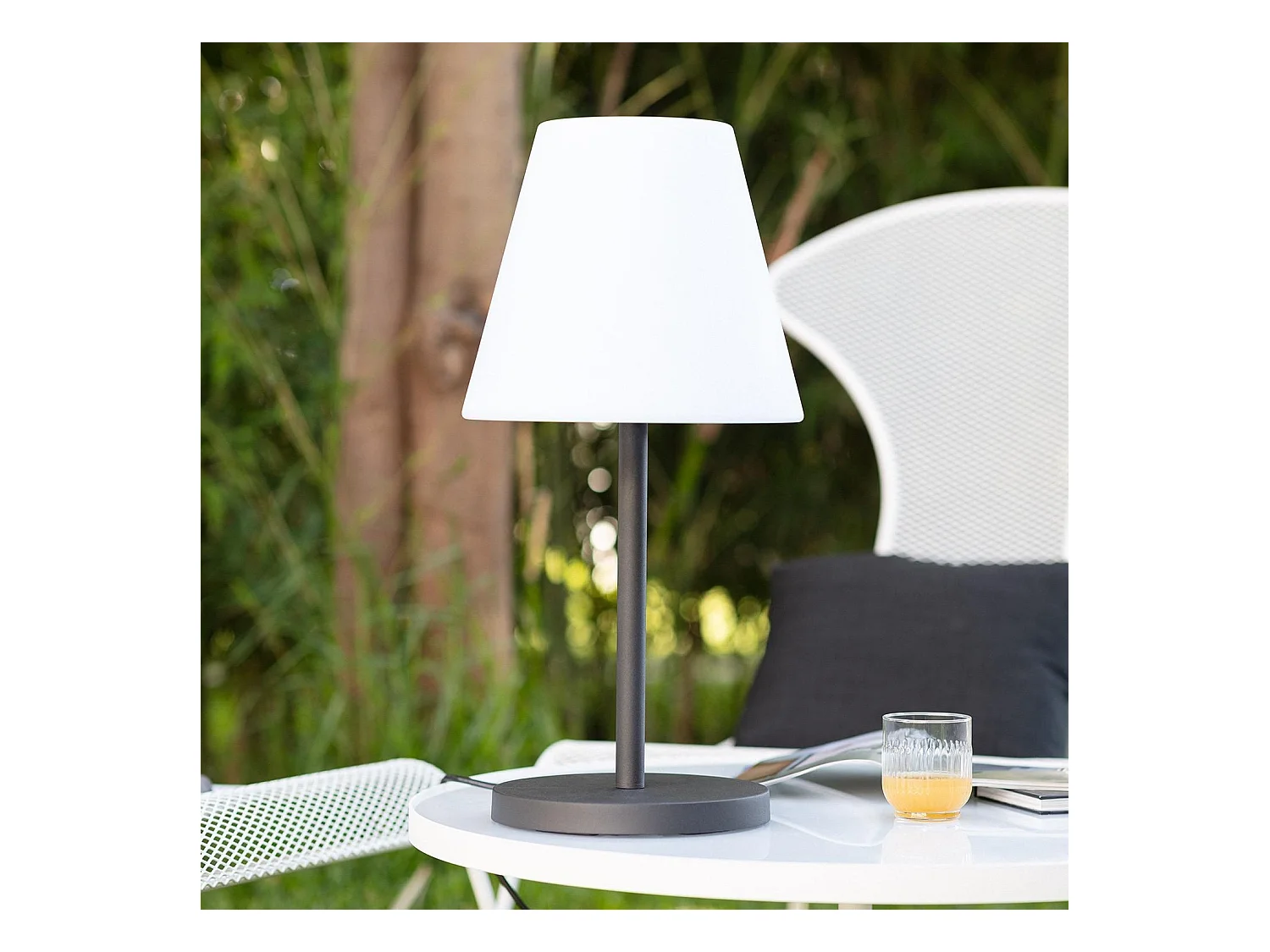 Lampada da Tavolo per Esterni Alluminio Maipo Nero