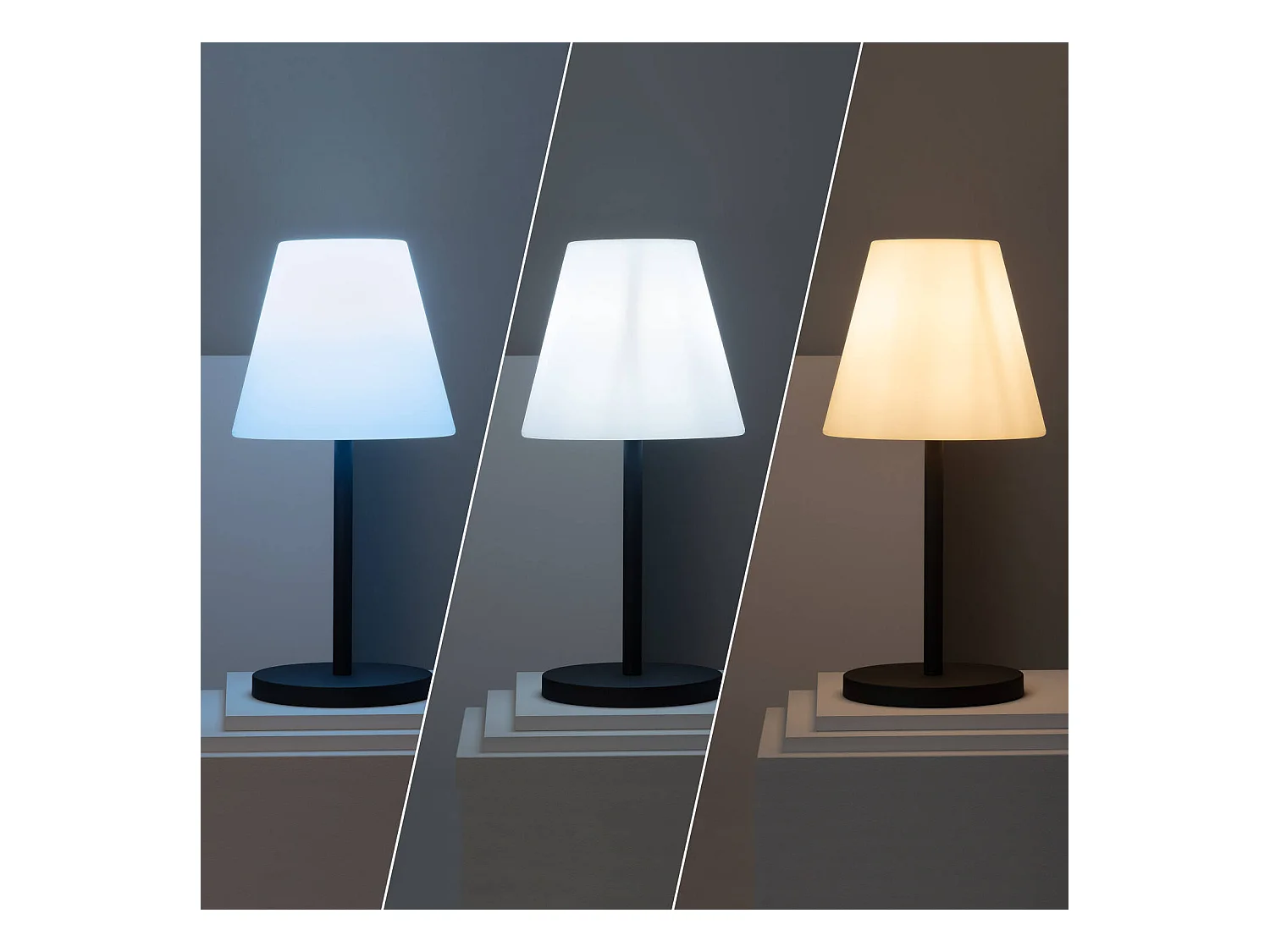 Lampada da Tavolo per Esterni Alluminio Maipo Nero