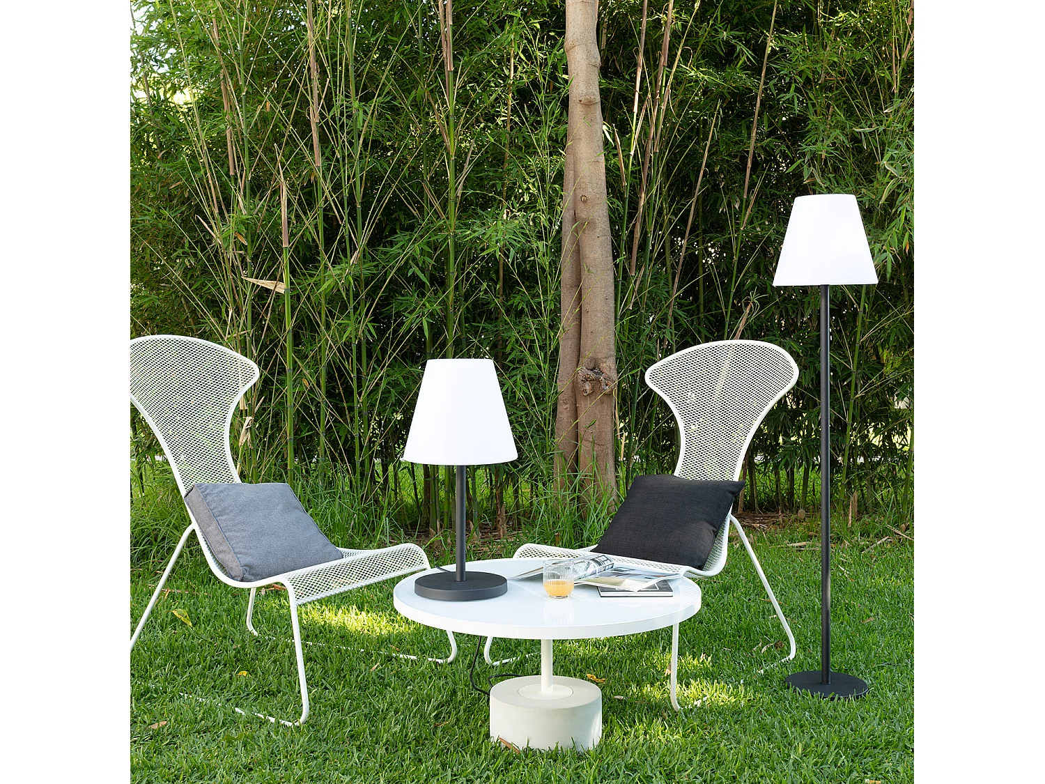 Lampada da Tavolo per Esterni Alluminio Maipo Nero