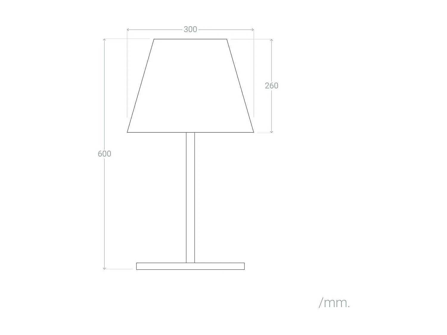 Lampada da Tavolo per Esterni Alluminio Maipo Nero
