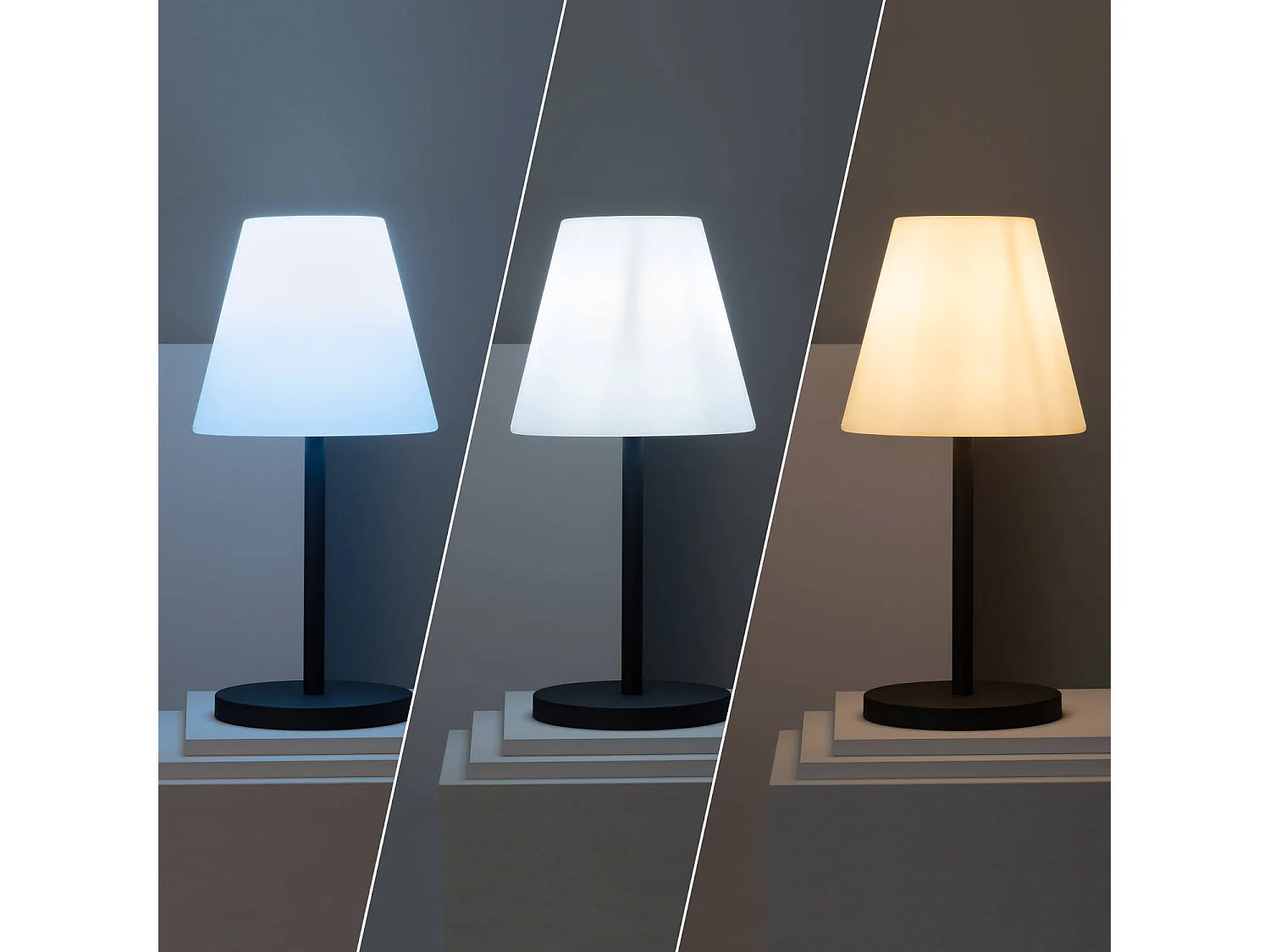 Lampada da Tavolo per Esterni Alluminio Maipo Nero