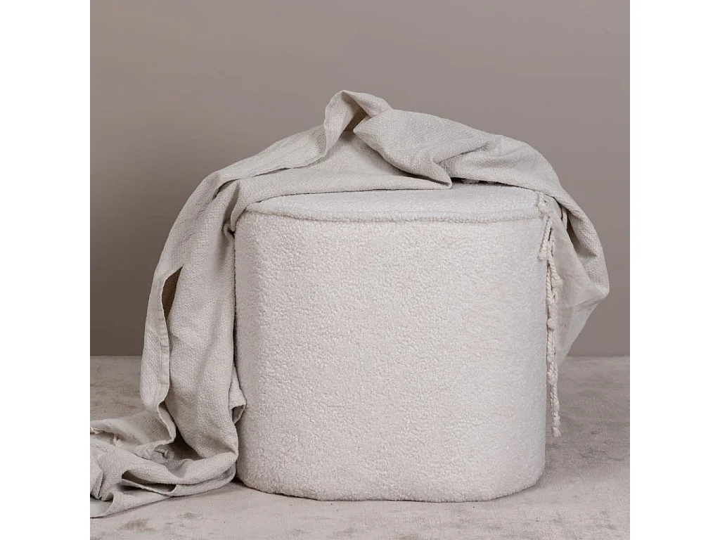 Runder Sitzsack aus Polyester teddy Piff