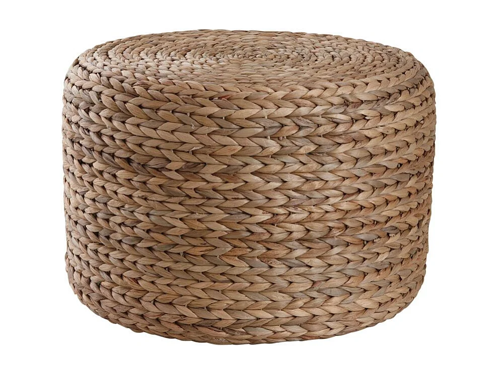 Pouf rond en jacinthe