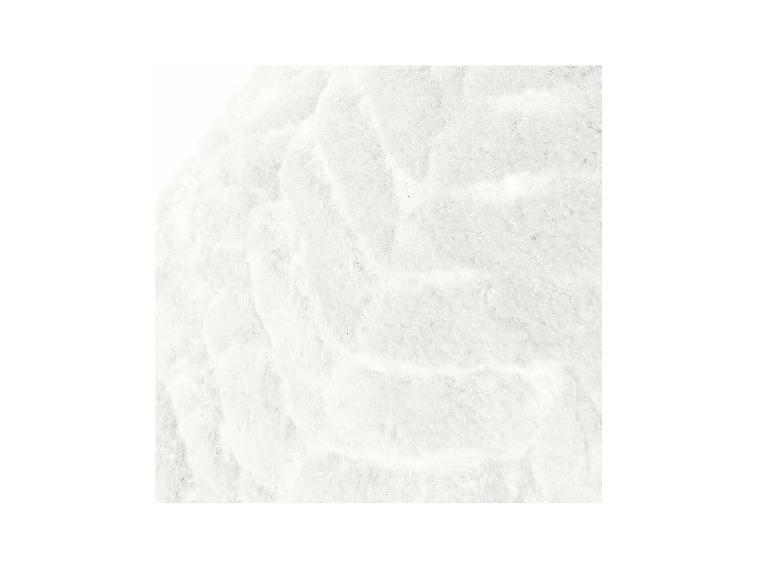 Poire intérieur en polyester Charlie 80 x 100 cm Blanc