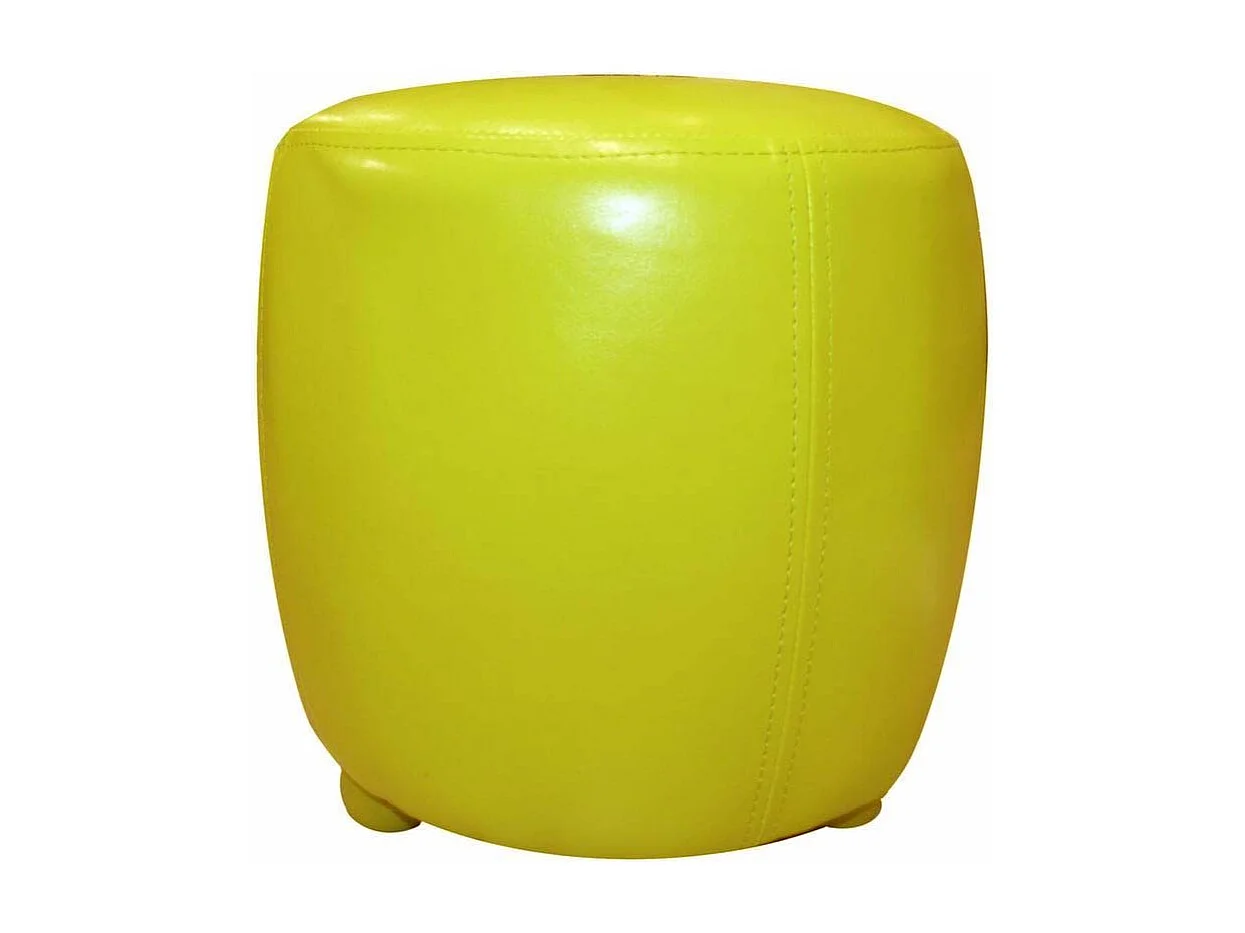 Pouf Tonneau Vert mousse