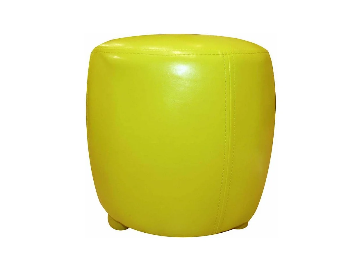 Pouf Tonneau Vert mousse