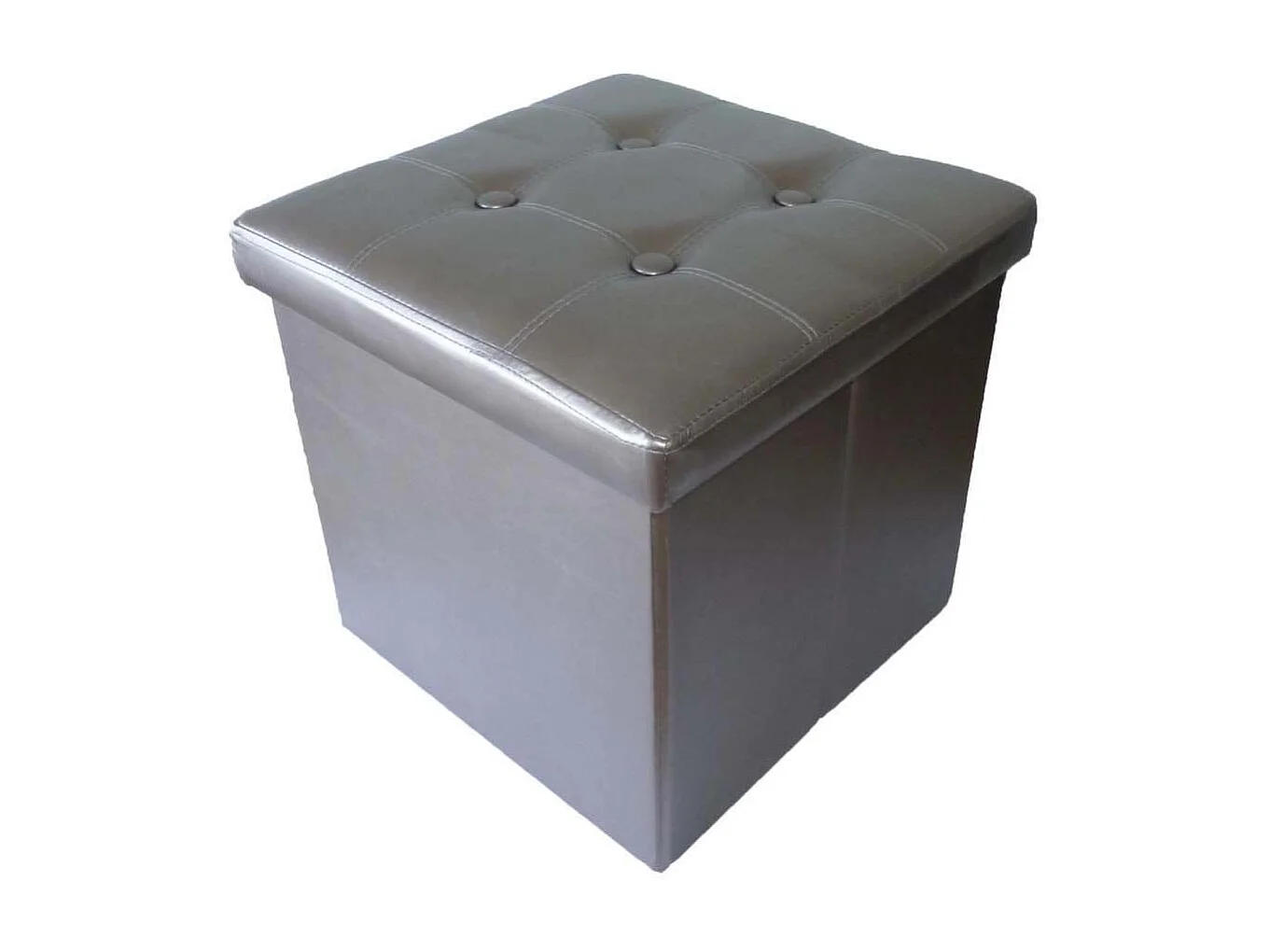 Pouf pliable PVC Bronze