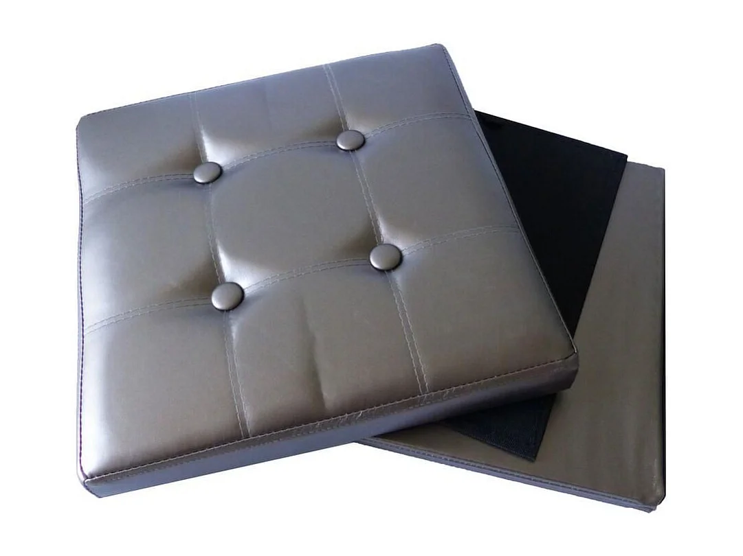 Pouf pliable PVC Bronze