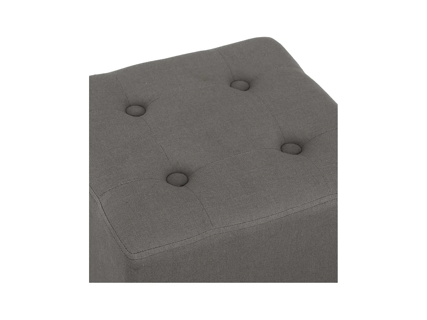 Pouf Carre Hippolyte Beige Beige