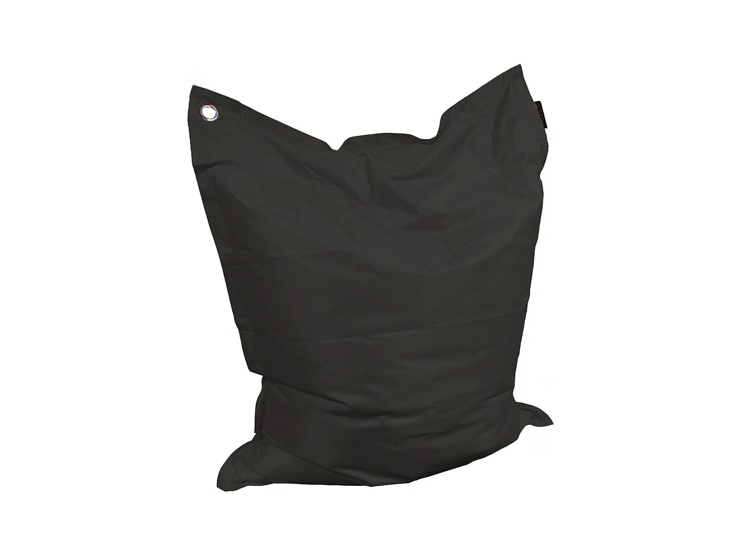Grand coussin uni Maxi Noir