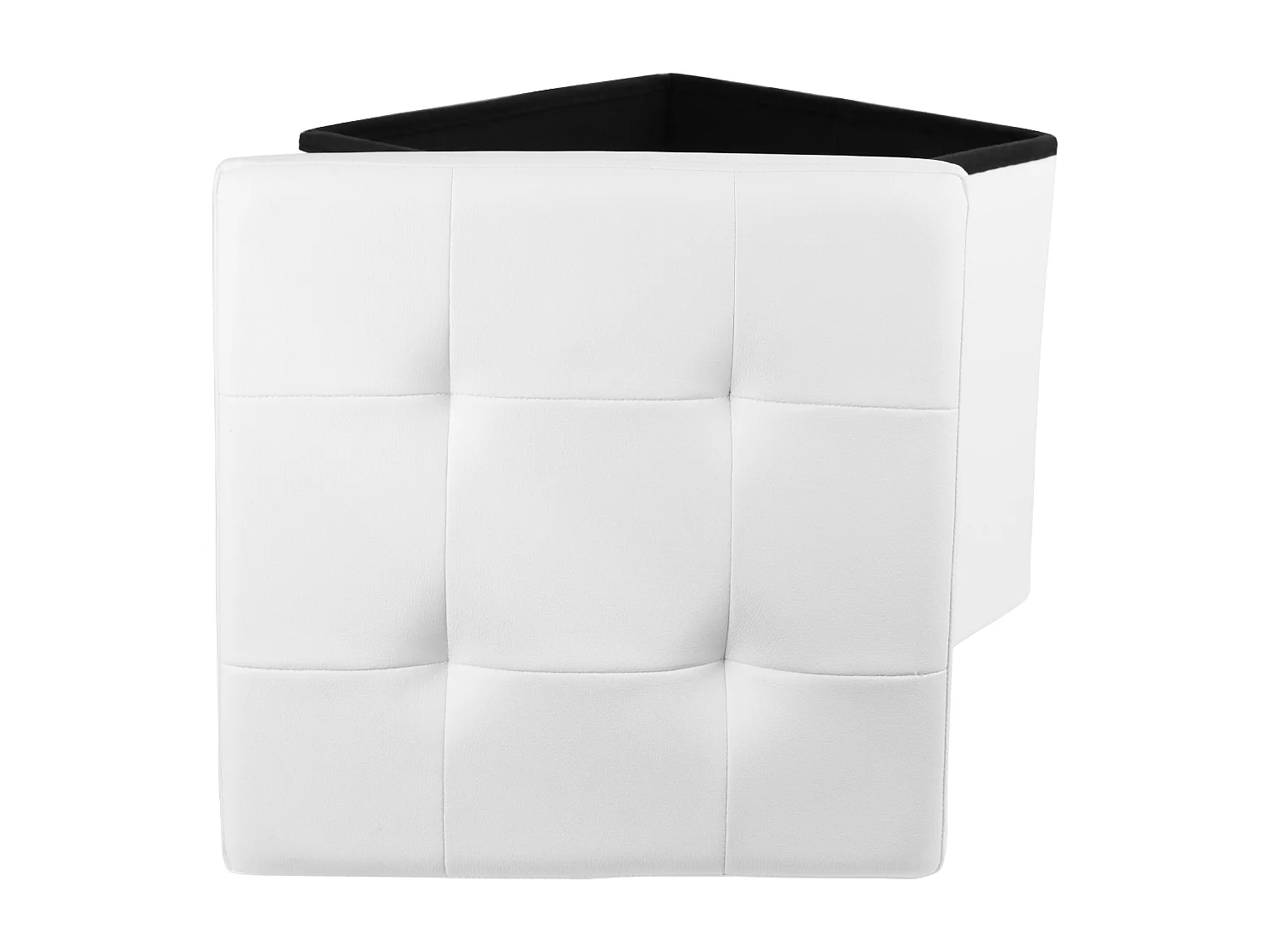 Hocker Koffer faltbar PU gepolsterte Sitzfläche