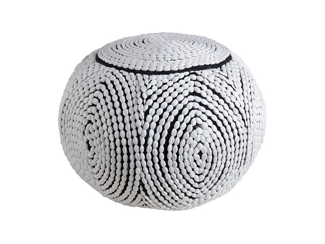 Pouf boule en polyester