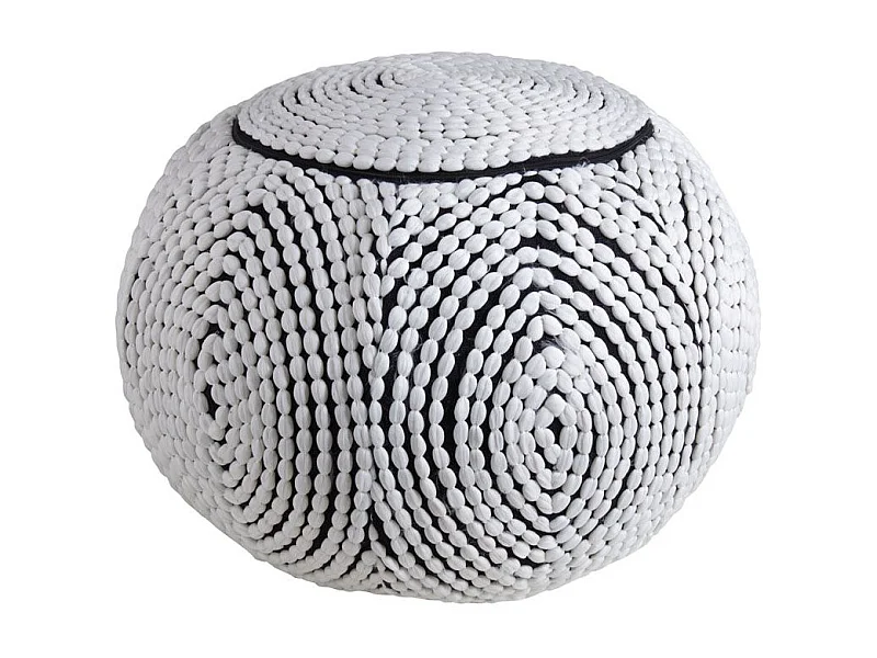 Pouf boule en polyester