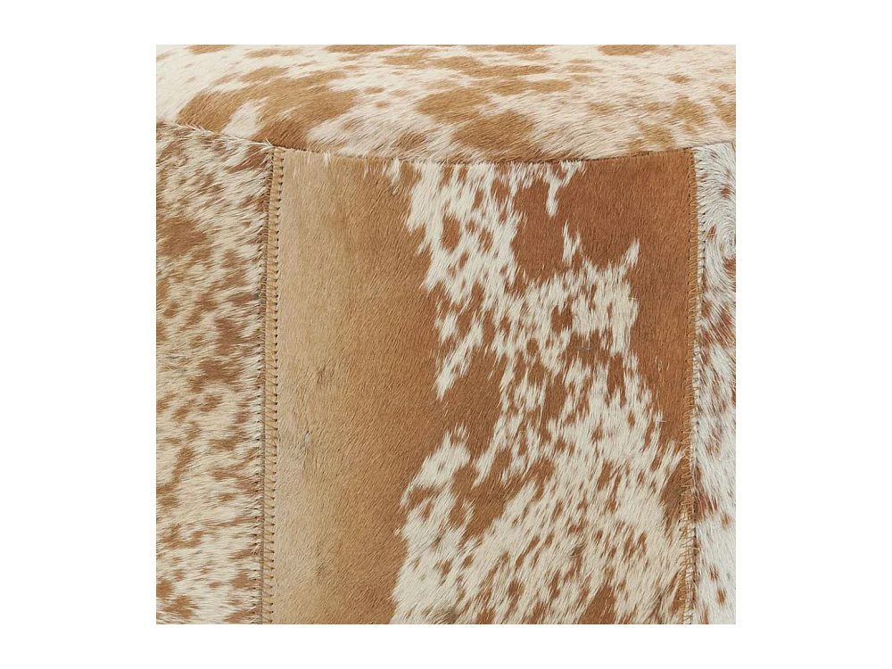 Tabouret en peau de vache