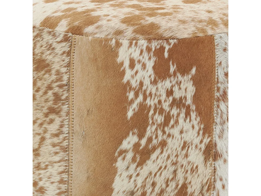 Tabouret en peau de vache