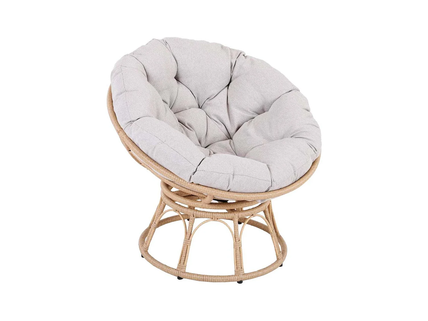 Fauteuil pivotant en résine Love