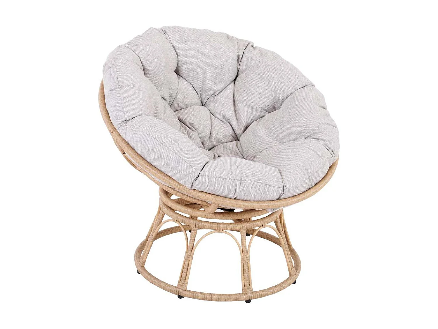 Fauteuil pivotant en résine Love