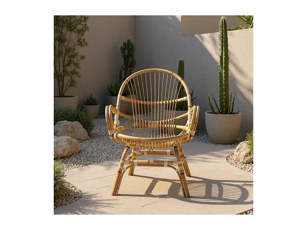 Fauteuil Coquille en manau Jakarta