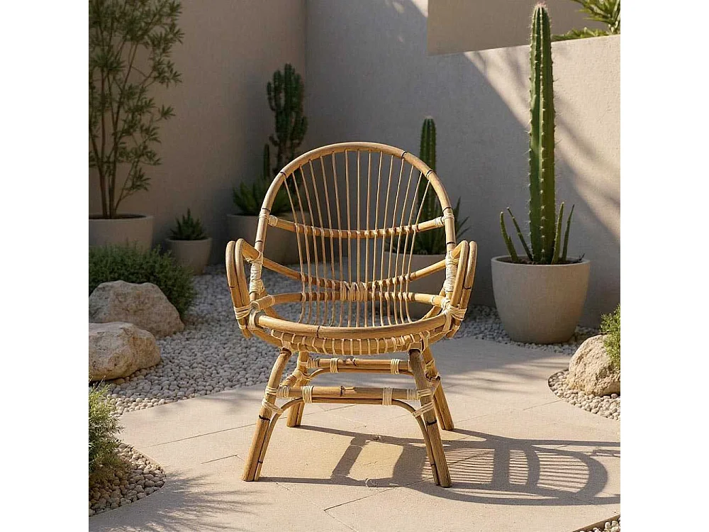 Fauteuil Coquille en manau Jakarta