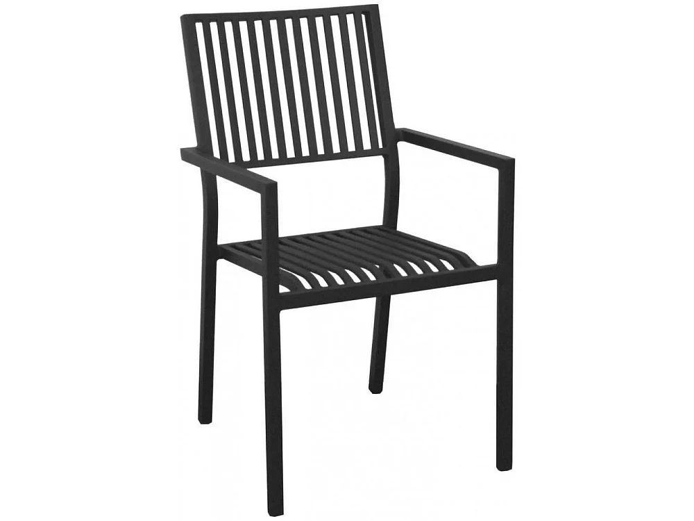Fauteuils d'extérieur empilables en aluminium Cayo (Lot de 2)