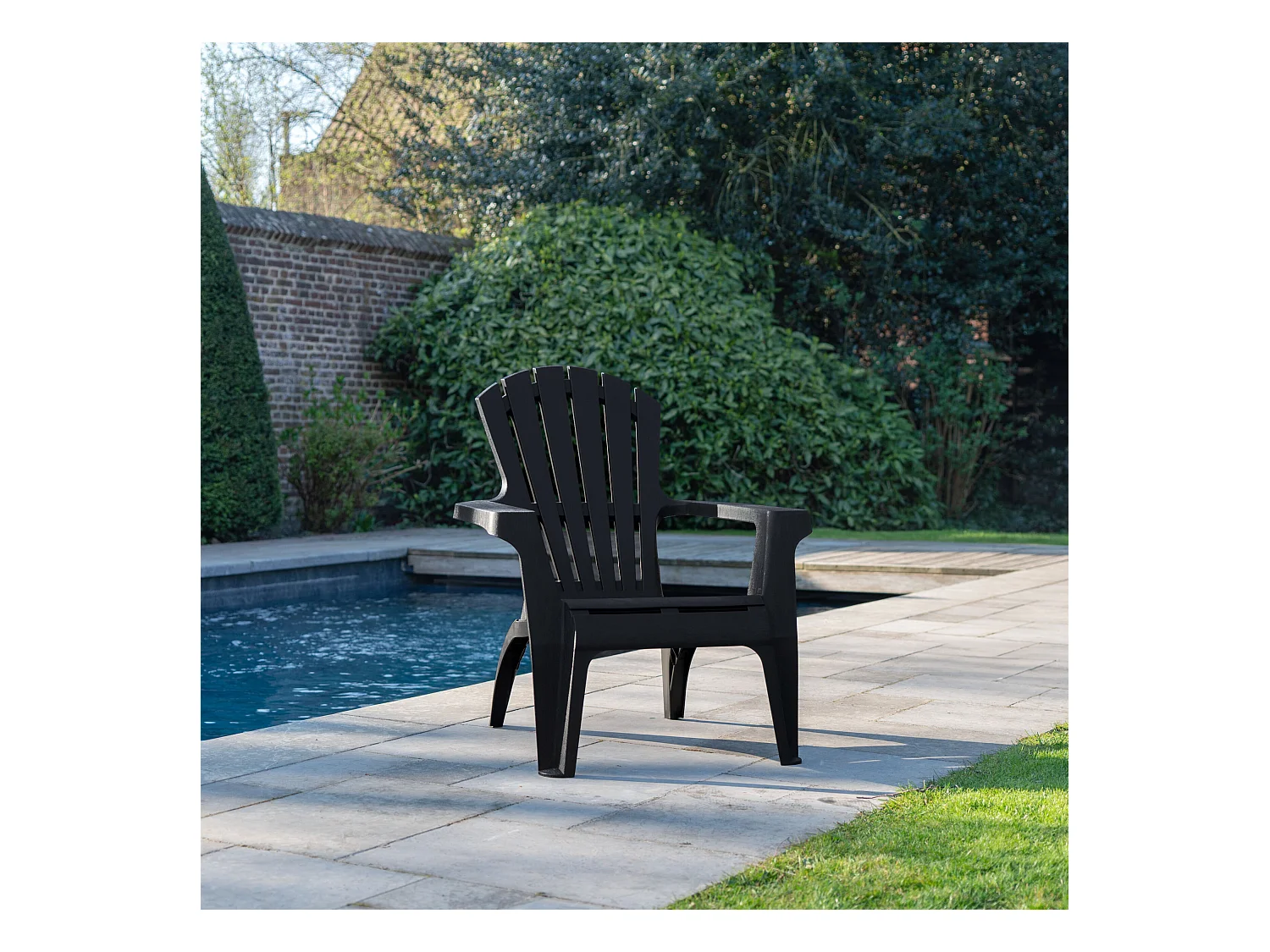 Fauteuil adirondack Anthracite