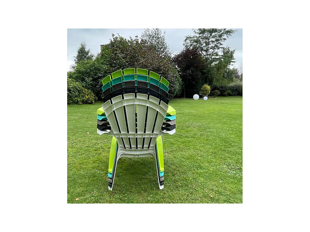 Fauteuil adirondack Anthracite