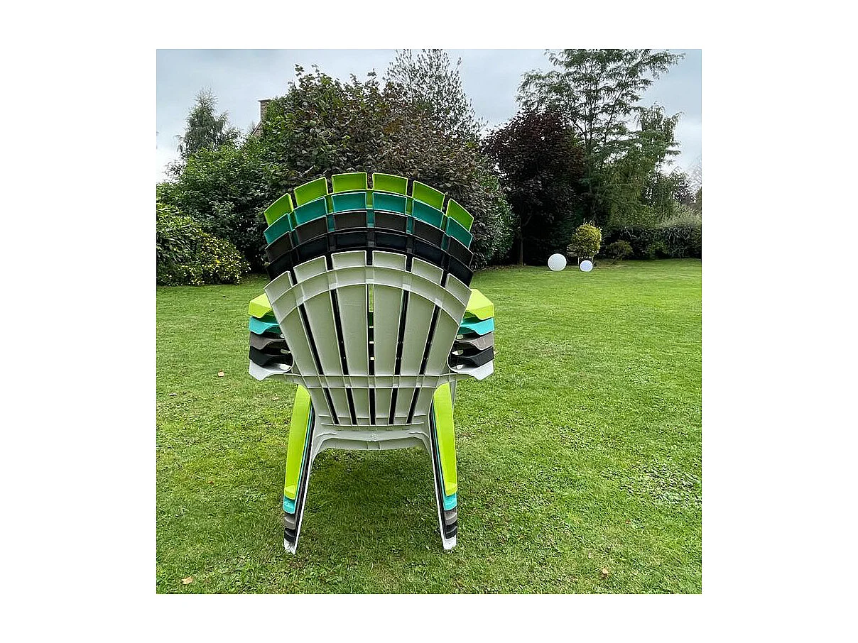 Fauteuil adirondack Anthracite