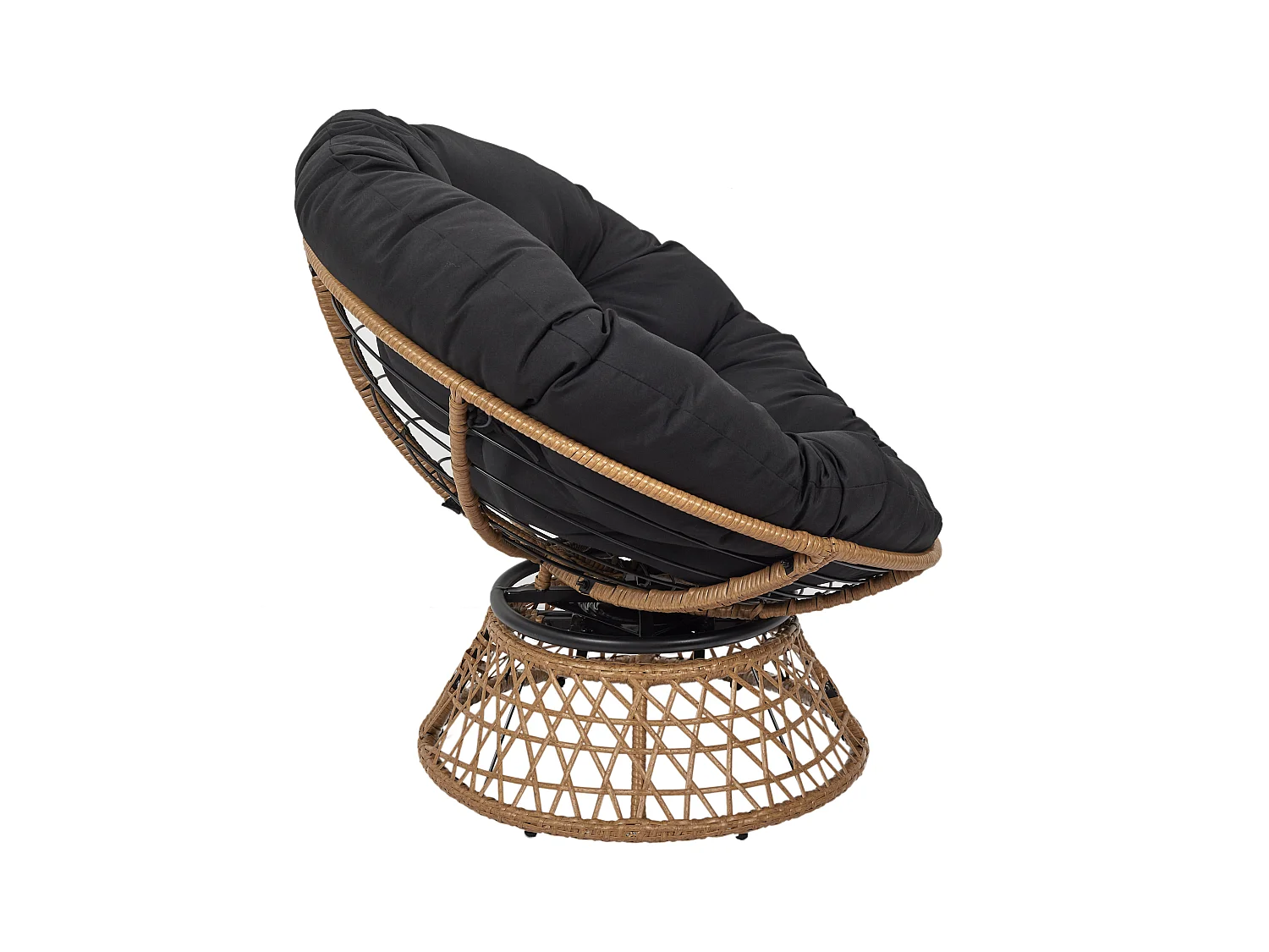 Fauteuil Cancun Noir, Marron