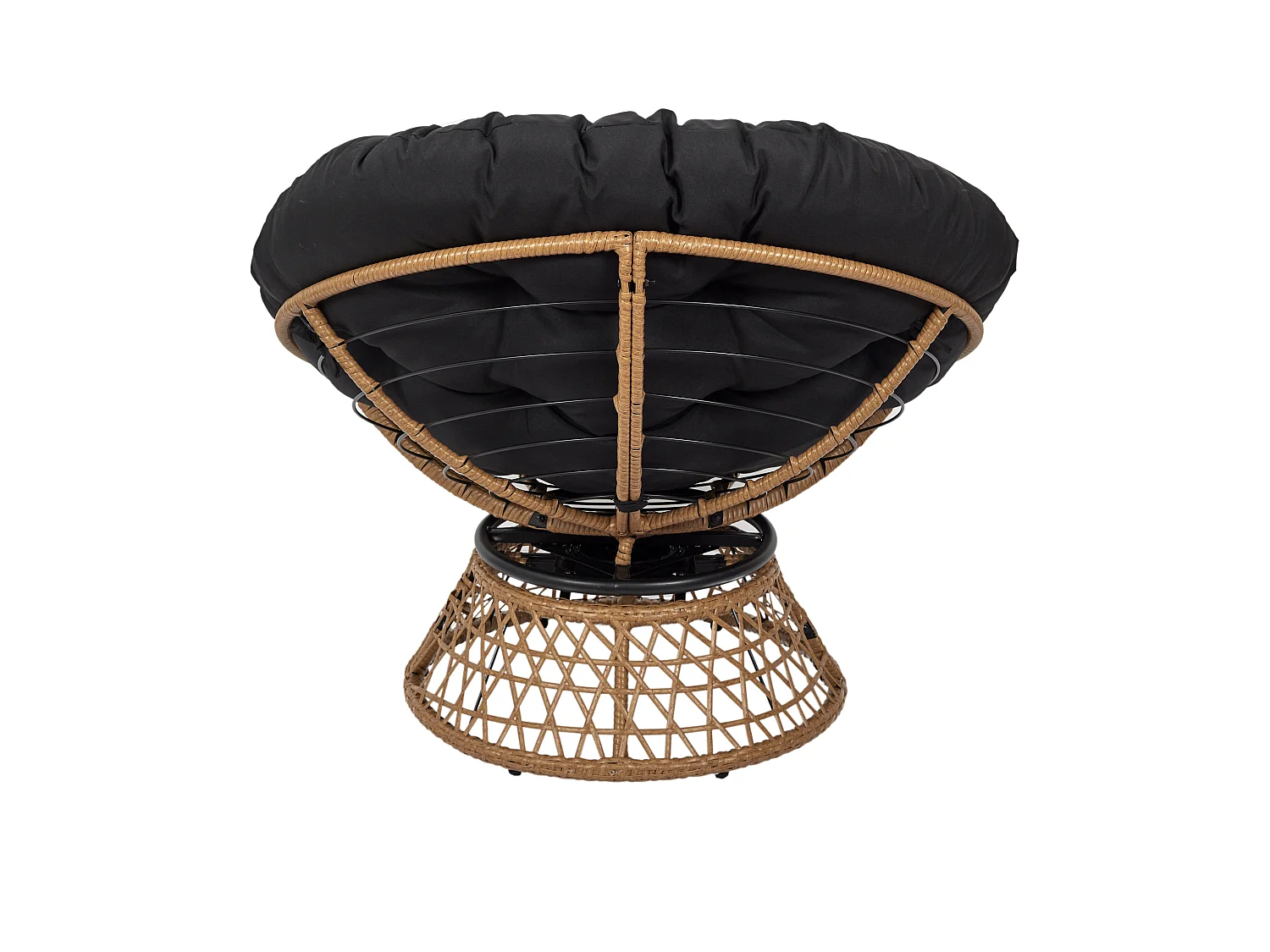 Fauteuil Cancun Noir, Marron