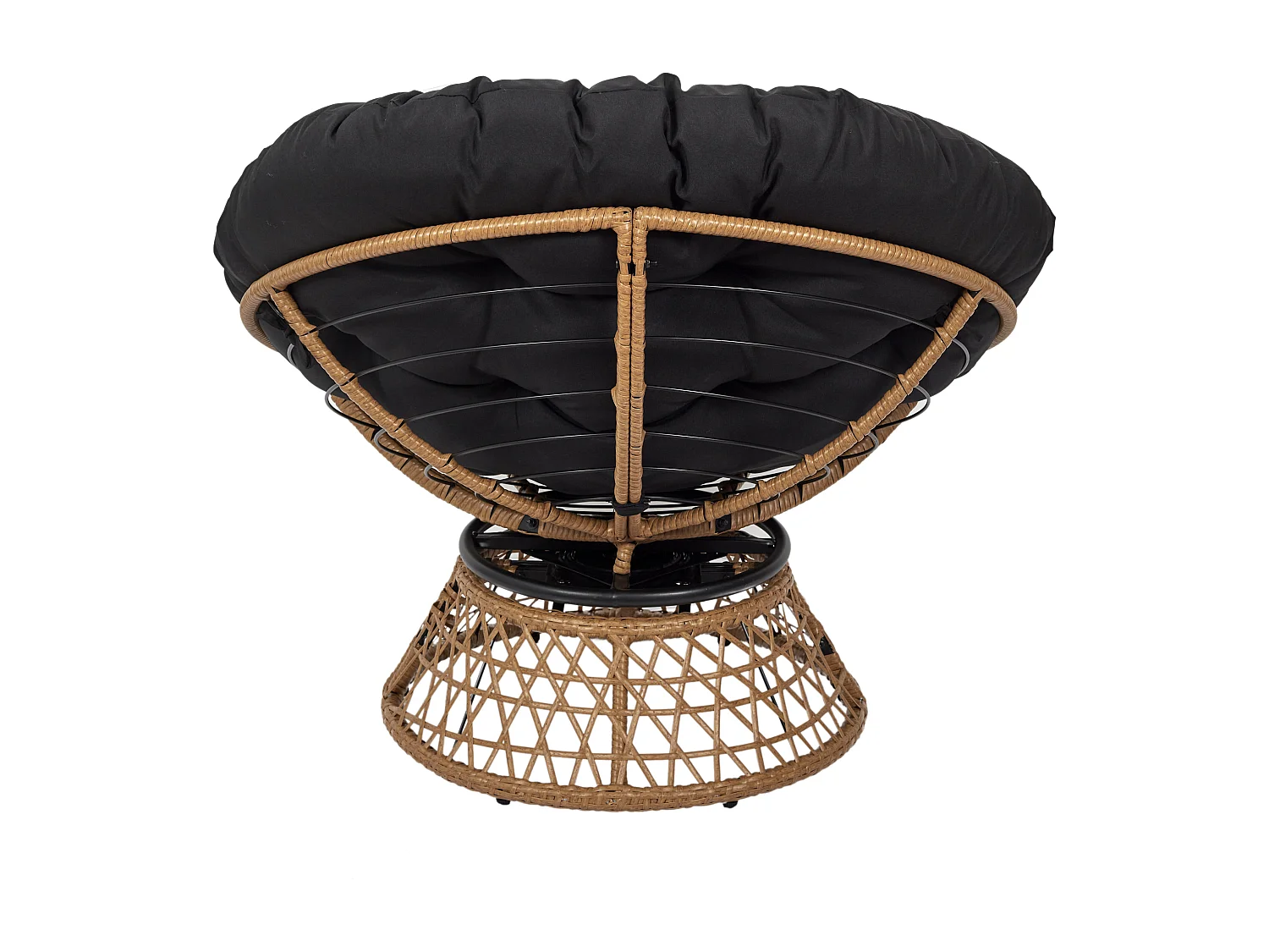 Fauteuil Cancun Noir, Marron