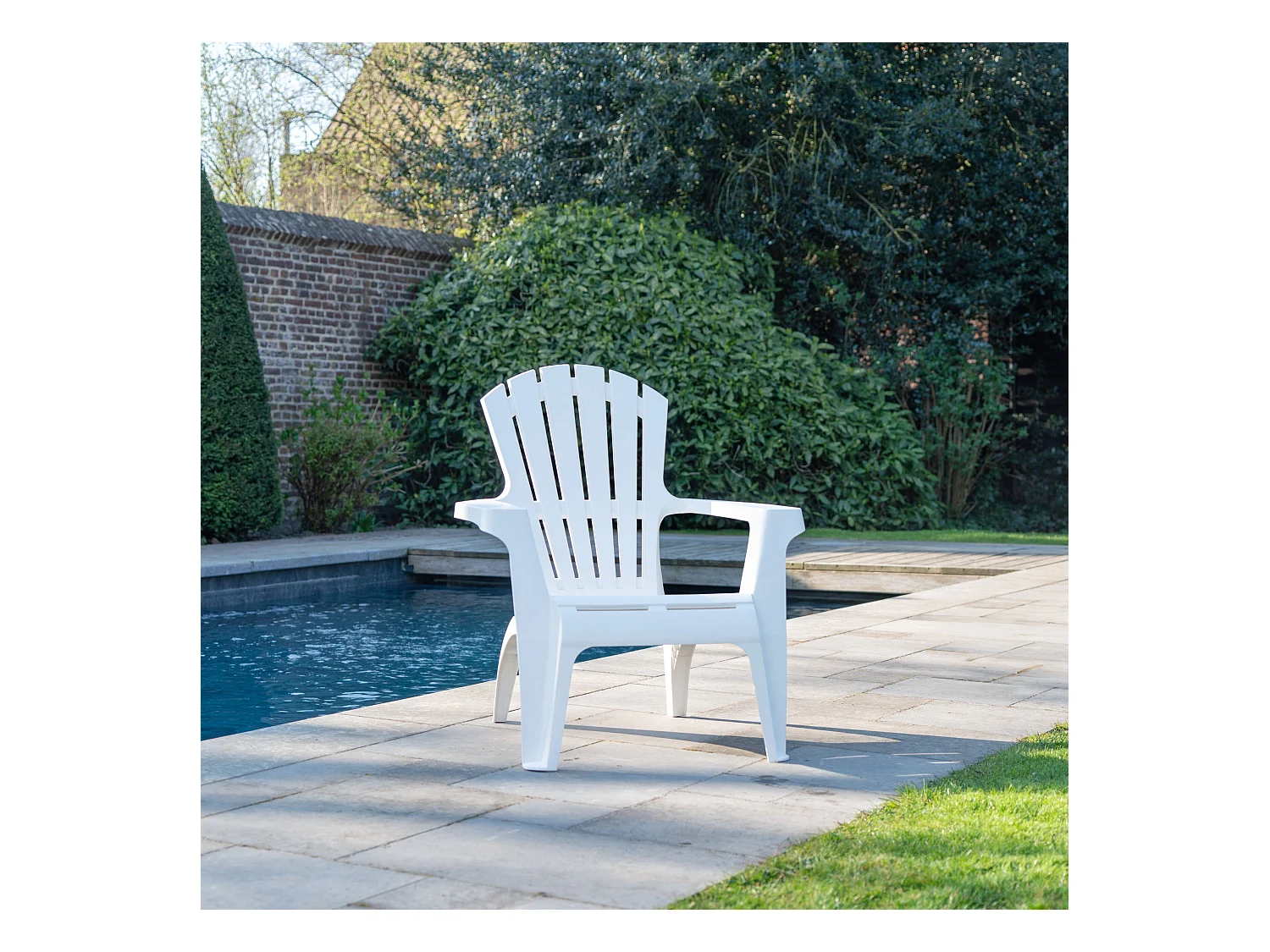 Fauteuil adirondack Blanc