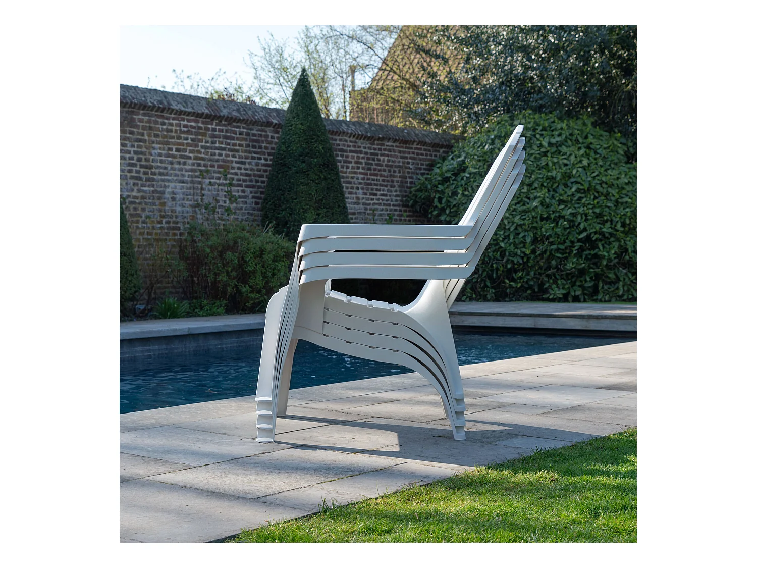 Fauteuil adirondack Blanc