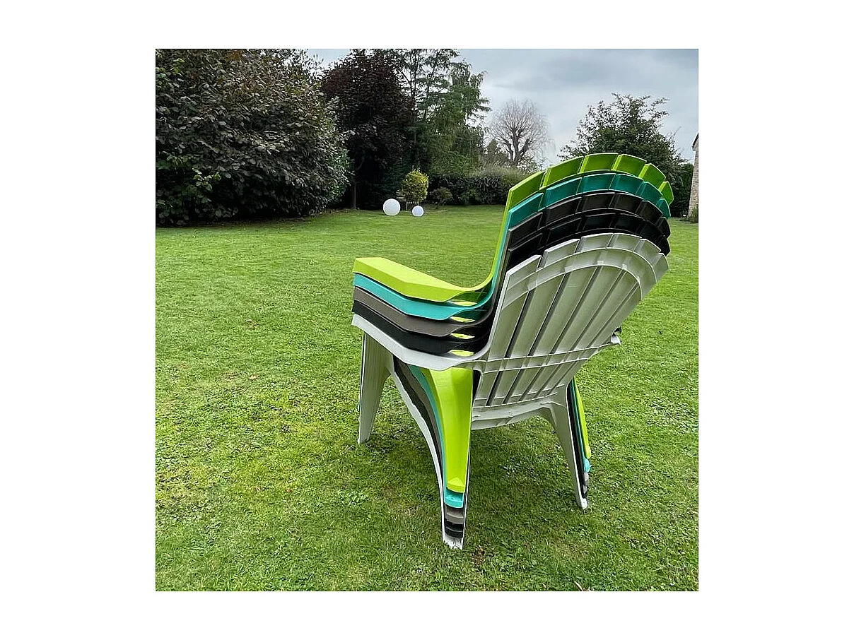 Fauteuil adirondack Blanc