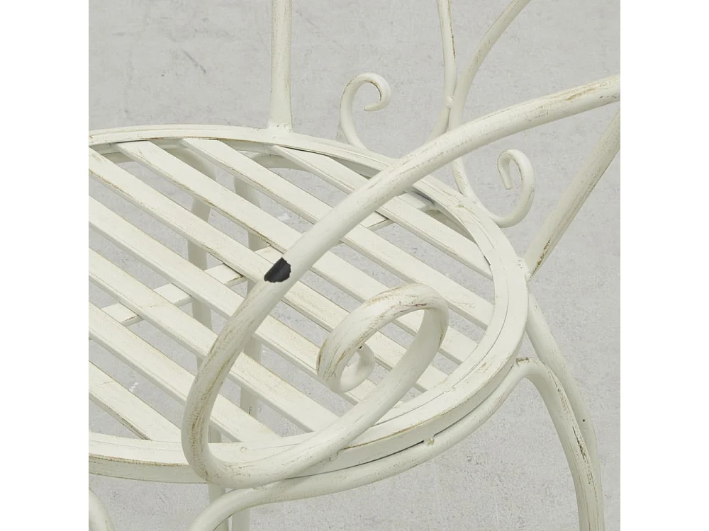 Fauteuil en métal vieilli