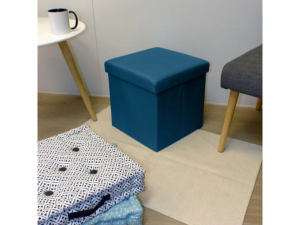 Pouf coffre pliable Oxford