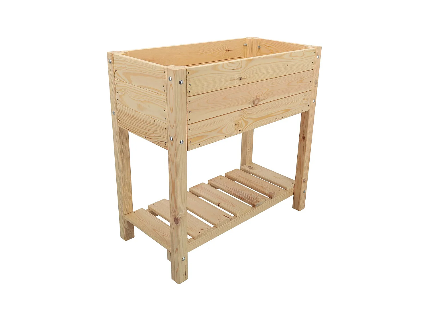 Carré potager en pin naturel sur pieds Largeur 40 cm