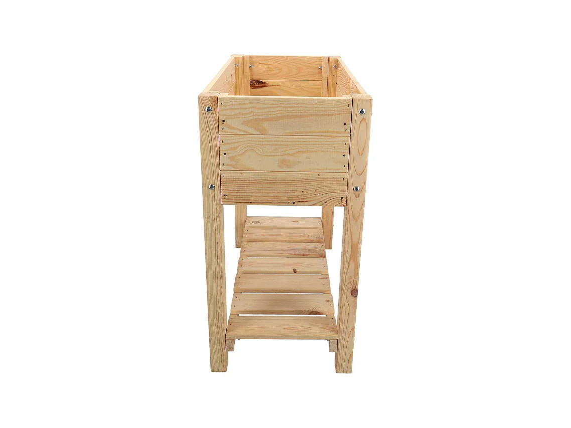 Carré potager en pin naturel sur pieds Largeur 40 cm