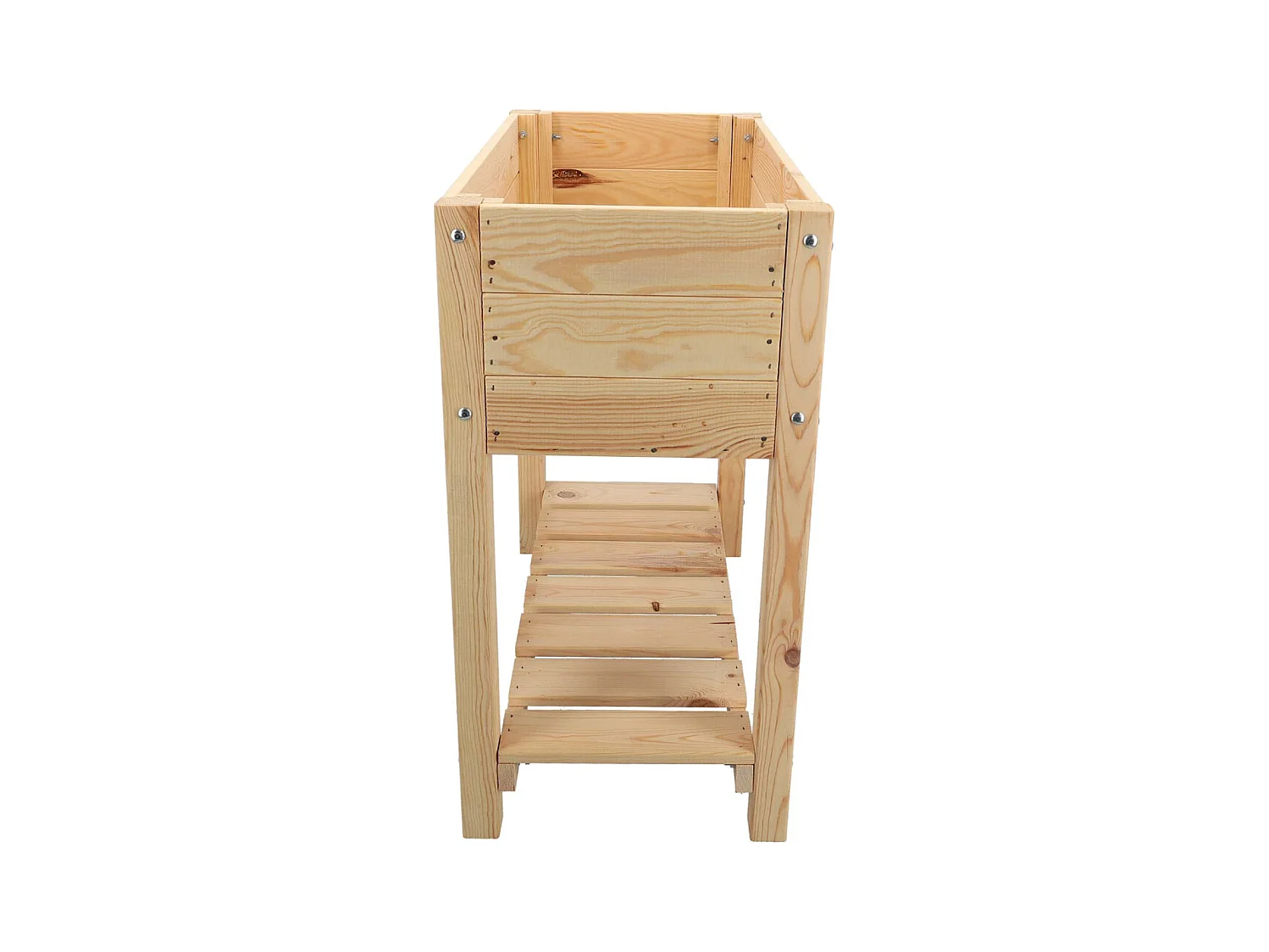 Carré potager en pin naturel sur pieds Largeur 40 cm