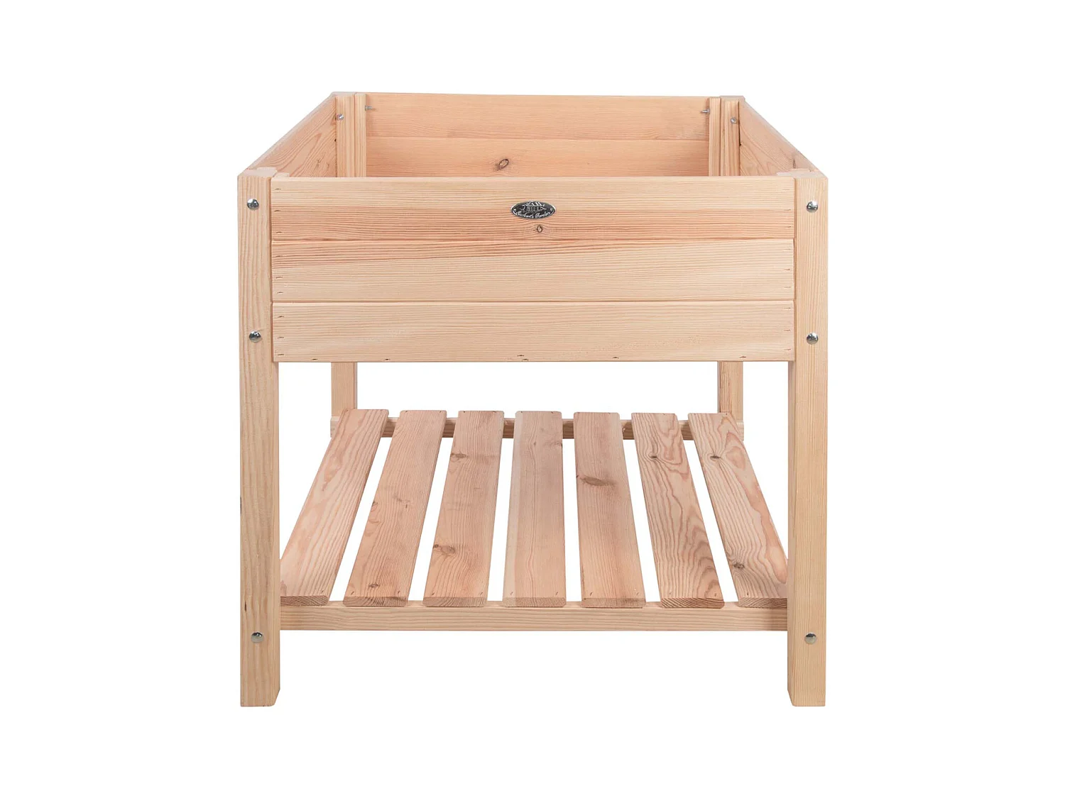 Carré potager en pin naturel sur pieds Largeur 78 cm