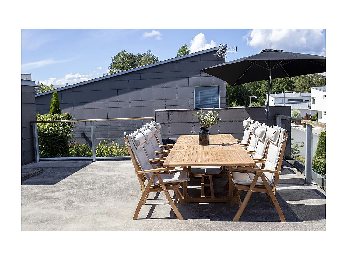 Kenya tuinstoel instelbaar natuur.