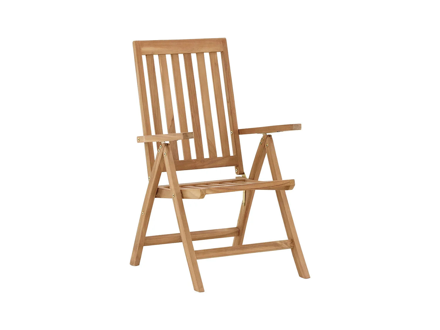 Fauteuil de jardin avec dossier 5 position en teck Kenya