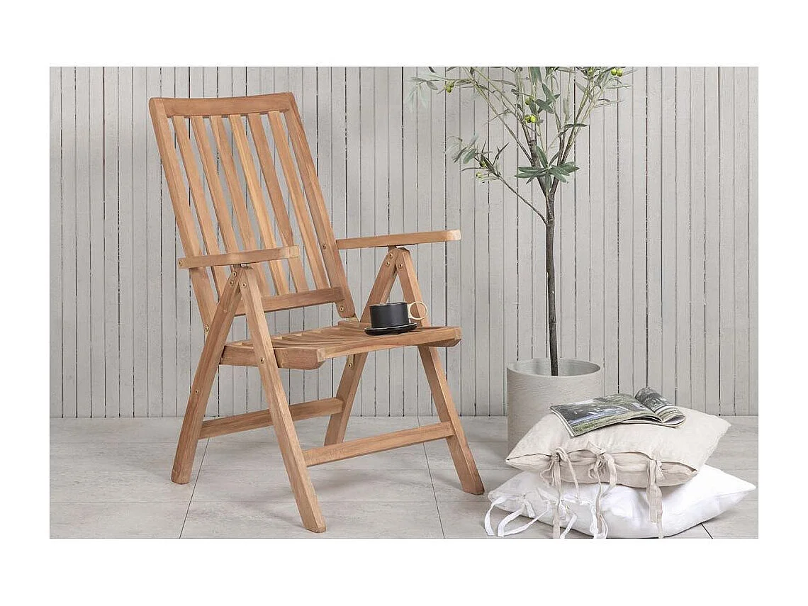 Kenya tuinstoel instelbaar natuur.