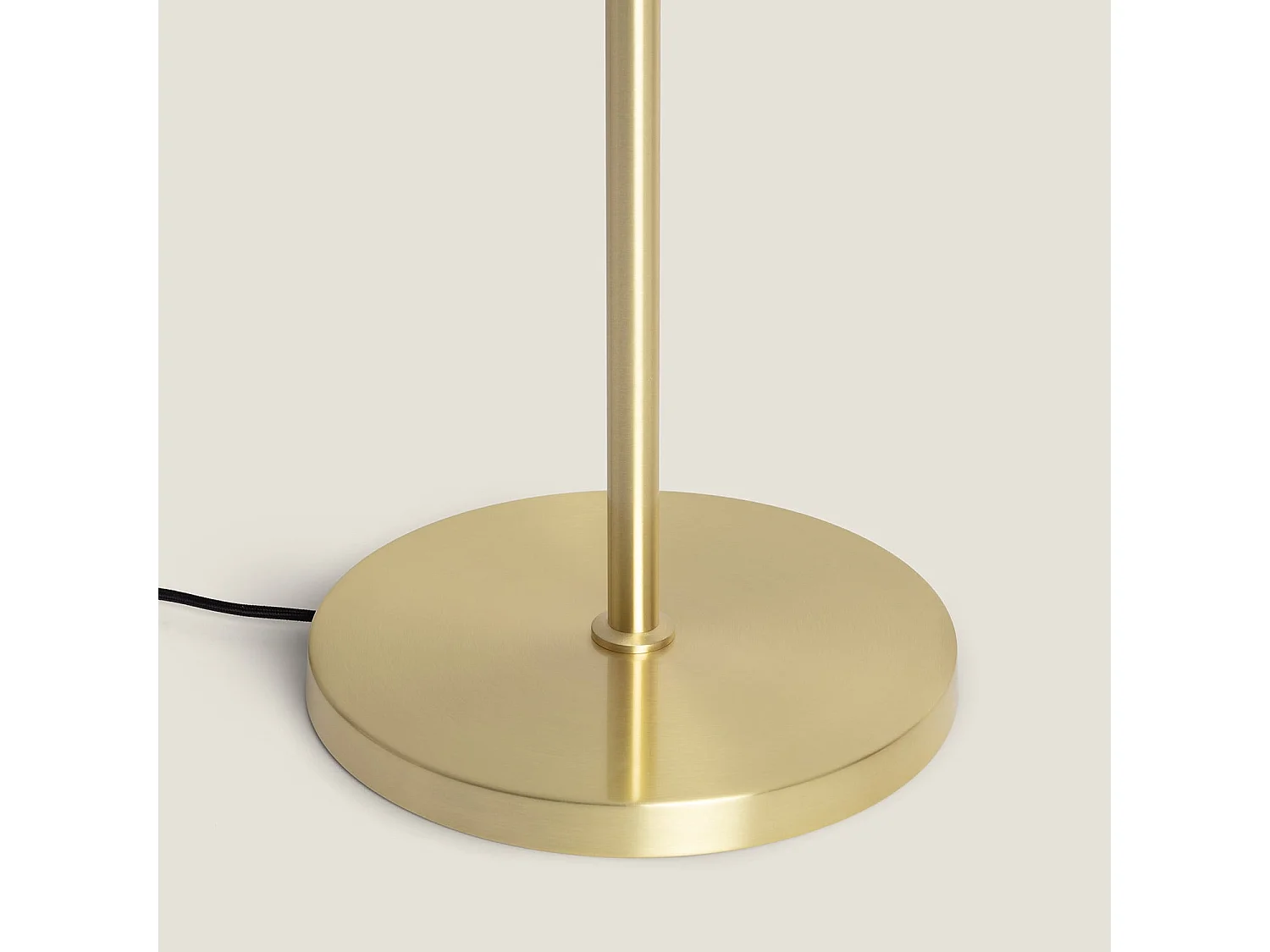Lámpara de Pie Otos de Metal y Cristal 3 Focos Dorado