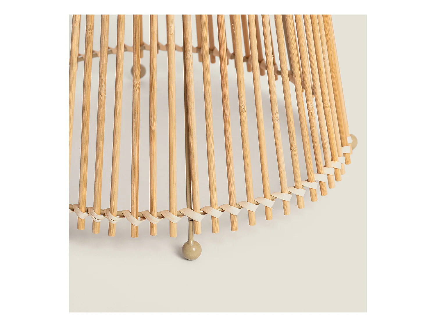 Lámpara de Pie de Bambú Marady Natural