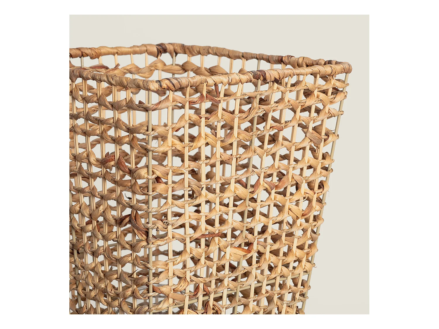 Lampada da Terra Fibre Naturali Bijie Naturale