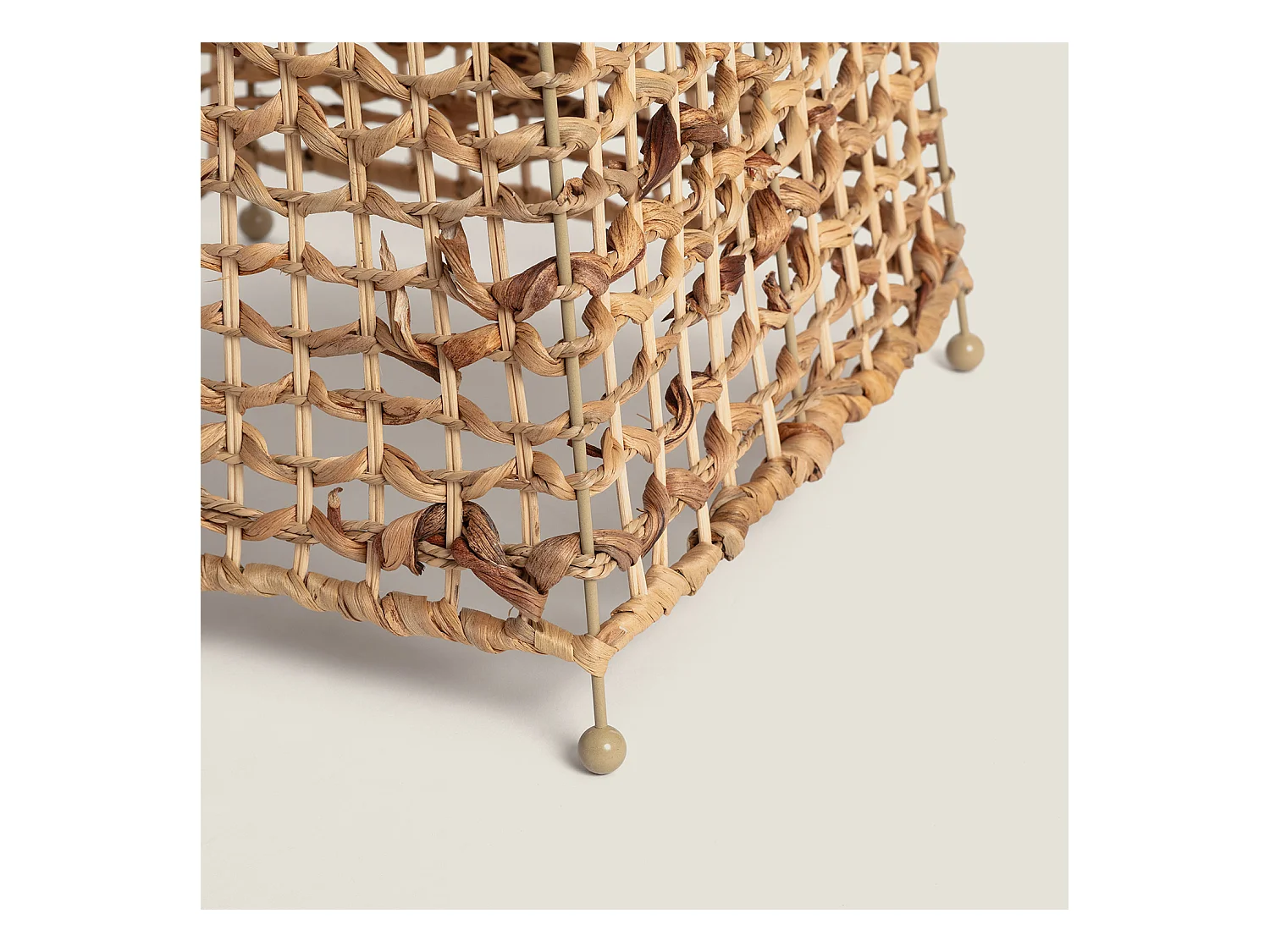 Lampada da Terra Fibre Naturali Bijie Naturale